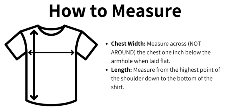 How to measure t-shirt